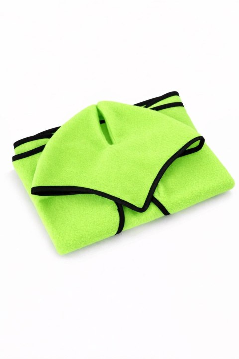 Polarowa derka i nauszniki dla konia Hobby Horse A3, neon green
