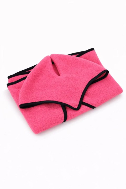 Polarowa derka i nauszniki dla konia Hobby Horse A3, neon pink