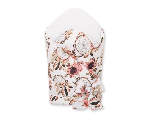 Usztywniany rożek dla niemowląt z wiązaniem - łapacze snów kwiatowe