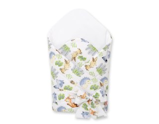 Usztywniany rożek dla niemowląt z wiązaniem - leśna przygoda