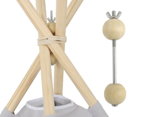 Drewniany stabilizator do namiotu TIPI Drewniany stabilizator do namiotu TIPI
