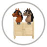 Stajnie dla koni na kiju Hobby Horse